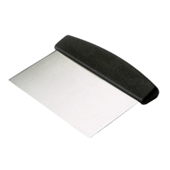 1 x Dough Scraper Black Handle
