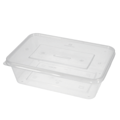 250 x Chefpac® 750cc Microwaveable Plastic Container with Lids - Recyclable