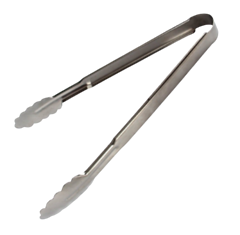 1 x Heavy Duty Tong 1 Piece Construction 24cm