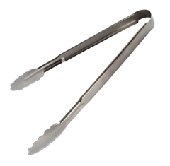 1 x Heavy Duty Tong 1 Piece Construction 30cm