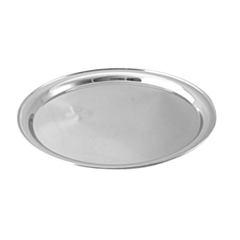 1 x Stainless Steel Round Tray 40cm