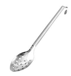 1 x Perforated Basting Spoon Hook Handle 40cm