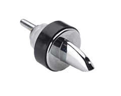 6 x Chrome Metal Free Pourer