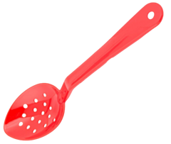 1 x Perforated Spoon Red