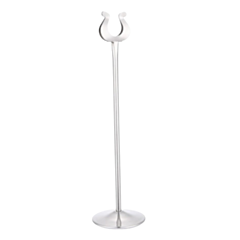 1 x Table Number/Card Holder Stainless Steel 30cm