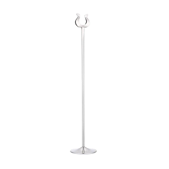 1 x Table Number/Card Holder Stainless Steel 20cm