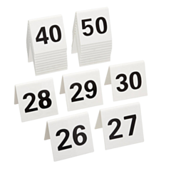 1 x Trent Style Table Numbers 1-50