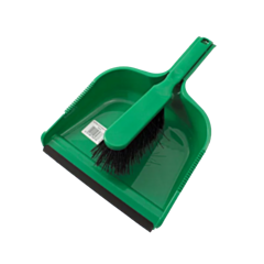 1 x Green Dustpan & Brush 