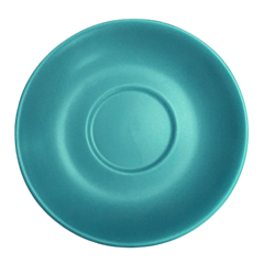 6 x Saucer for Large Cappuccino Cup Aqua 15cm