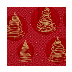 1000 x Elegant Trees Christmas Paper Napkin 3ply 40cm 