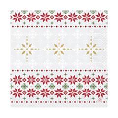 1000 x Tradition Christmas Paper Napkin 3ply 40cm 