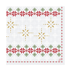 300 x Tradition Classic Christmas Paper Napkin 40x40cm