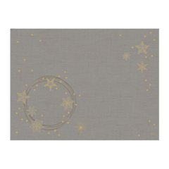 500 x Star Shine Grey Dunicel Christmas Paper Placemats 30x40cm