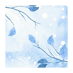 360 x Frosted Winter Dunisoft Christmas Napkin 40x40cm