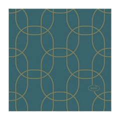 2880 x Golden Deco Dunisoft Christmas Napkin 20x20cm