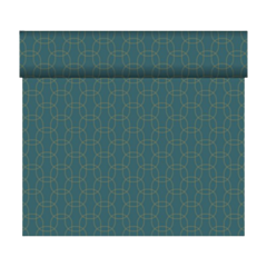 4 x Golden Deco Dunicel Christmas Table Runner 0.4x24m