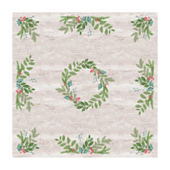 100 x Winter Greene Dunisoft Christmas Table Cover 84x84cm