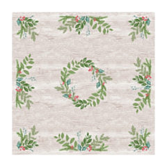 100 x Winter Greene Dunicel Christmas Table Cover 84x84cm