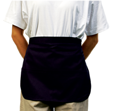 1 x Money Pocket Apron Black 