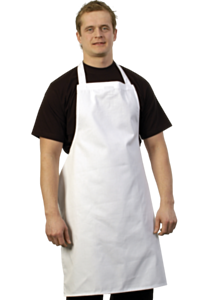 1 x Bib Apron White