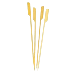 1000 x 180mm (7") Bamboo Gun Shaped Skewer Compostable