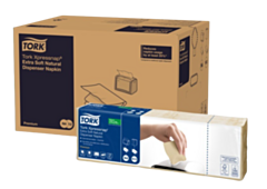 8000 x Tork Xpress Napkin Natural Enviromental Print