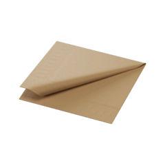 2000 x 2ply Kraft Cocktail Napkin 24cm