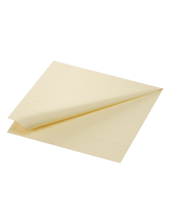 1000 x 40 x 40cm Cream Tissue Paper Napkin 3ply Compostable