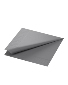 1000 x 40 x 40cm Grey Tissue Paper Napkin 3ply Compostable