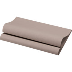 500 x 40 x 40cm Duni Greige Dunisoft Napkin Compostable