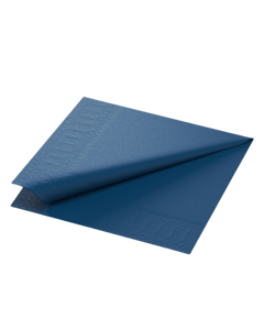 2000 x 33 x 33cm Dark Blue Tissue Paper Napkin 2ply Compostable