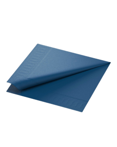 1000 x 40 x 40cm Dark Blue Tissue Paper Napkin 3ply Compostable