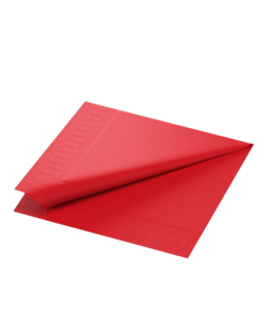 2000 x 40cm 2ply Napkin Red Compostable