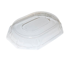 50 x Domed Rpet Lid for Medium Octagonal Platter
