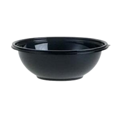 100 x 1.5L Black FreshPack 48oz Bowls