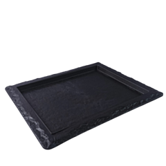 10 x Half Length - GN1/2 Slate Look Platters - Half Length Gastronorm Recyclable