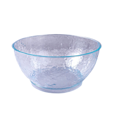 60 x 2 Litres Glass Look Large Round Bowls Recyclable