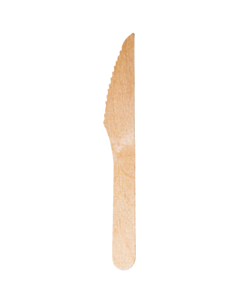 1000 x Envirobee® Wooden Disposable Knives Compostable