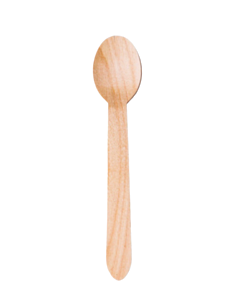 1000 x Envirobee® Wooden Disposable Cutlery Dessert Spoons Compostable