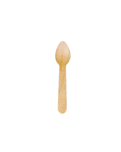 100 x Envirobee® Wooden Disposable Cutlery Teaspoons Compostable