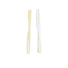1000 x Wooden Buffet Forks 90mm