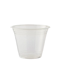 1000 x 9oz Compostable Clear Smoothie and Milkshake Cups PLA