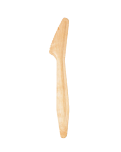 1000 x Luxury Wax Coated Wooden Knife