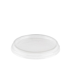 500 x Clear Lid for Black Ripple Pots 16/19oz