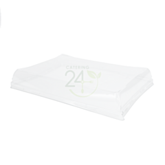 300 x RPET Lid for Rectangular Pagoda Tray