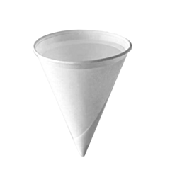 5000 x Paper Water Cones Recyclable
