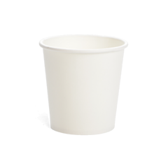 1000 x Chefpac® 4oz White Espresso Paper Cups Recyclable