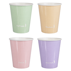 500 x 12oz Pastel Moments Paper Cup for Cold Drinks