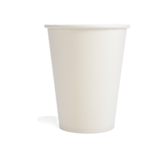 1000 x Chefpac® 12oz White Single Walled Cup