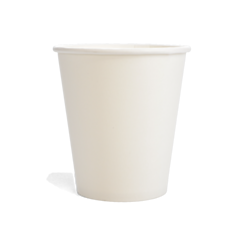 1000 x 10oz White Single Wall Hot Cup PE Lined